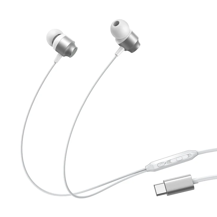 Joyroom JR-EC06 USB-C in-ear Headphones - White Joyroom JR-EC06 USB-C in-ear Headphones - White